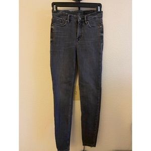 Zippered Black Jeans